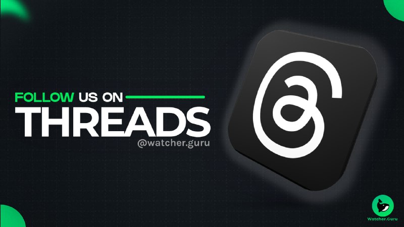 Follow us on Instagram's new Threads App:threads.net/@watcher.guru