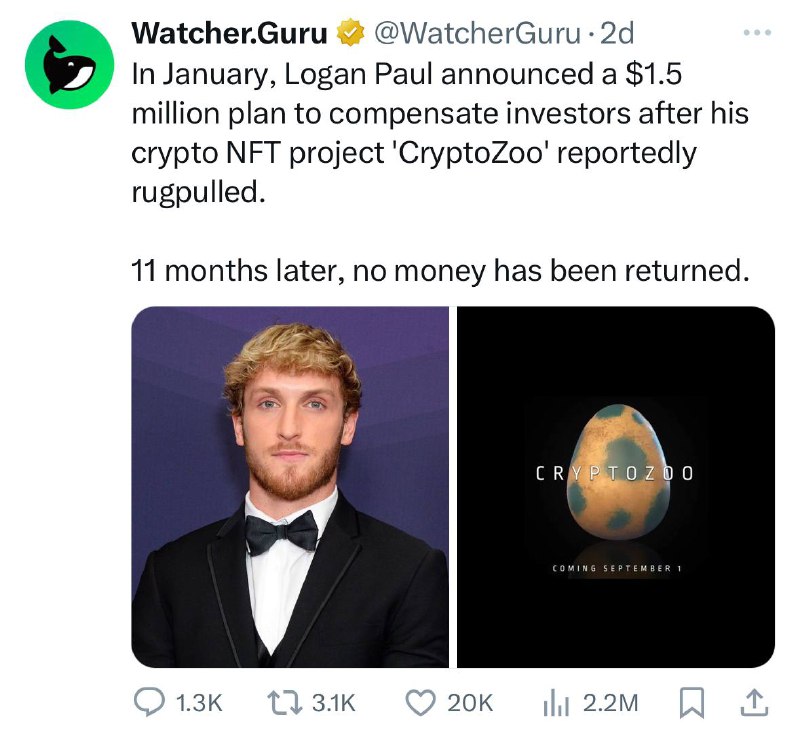 A short story@WatcherGuruA short story@WatcherGuru