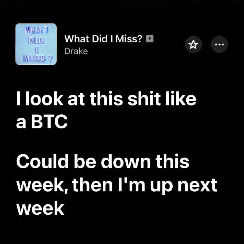 JUST IN: Music Icon Drake mentions Bitcoin in new song. 