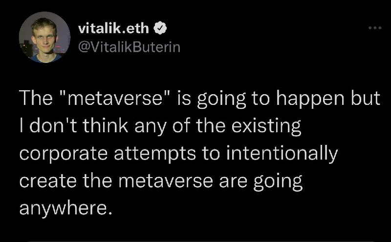 JUST IN: Ethereum Founder Vitalik Buterin says he does not think current 