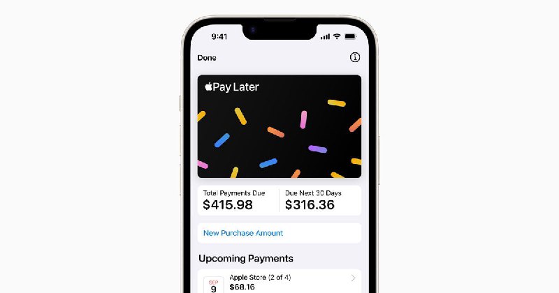 JUST IN: Apple introduces 'Apple Pay Later' allowing users to split purchases into four payments.📰 Full Story @WatcherGuru
