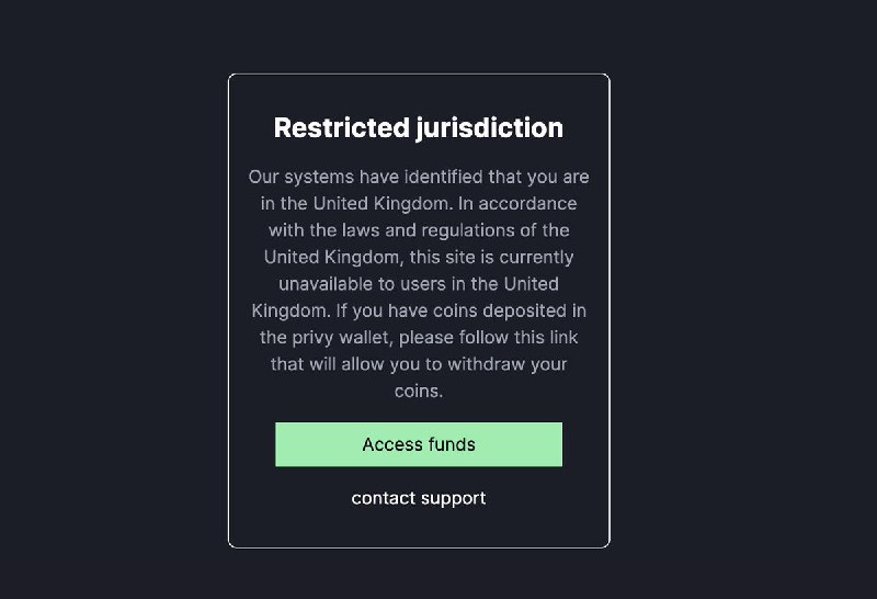 JUST IN: 🇬🇧 UK restricts access to Pump․Fun📰 Full Story@WatcherGuru