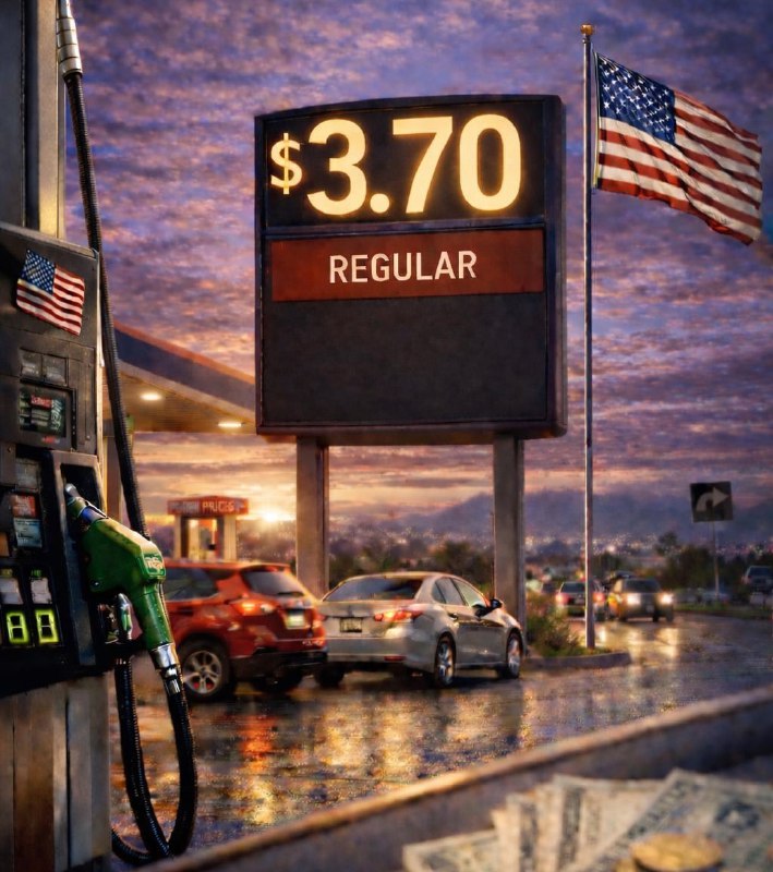 JUST IN: 🇺🇸 Average US gas prices rise to $3.70 for the first time since April 2024.@WatcherGuruJUST IN: 🇺🇸 Average US gas prices rise to $3.70 for the first time since April 2024.@WatcherGuru