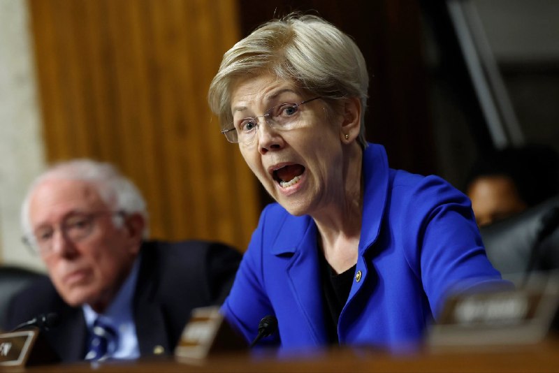 JUST IN: 🇺🇸 Senator Elizabeth Warren calls to 