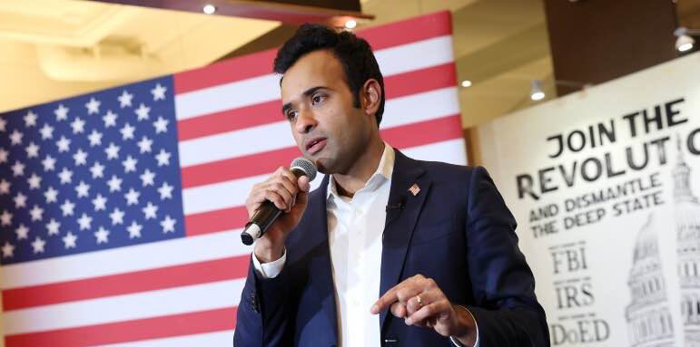 JUST IN: 🇺🇸 President-elect Trump appoints Elon Musk and Vivek Ramaswamy to lead Department of Government Efficiency (DOGE).@WatcherGuruJUST IN: 🇺🇸 President-elect Trump appoints Elon Musk and Vivek Ramaswamy to lead Department of Government Efficiency (DOGE).@WatcherGuru