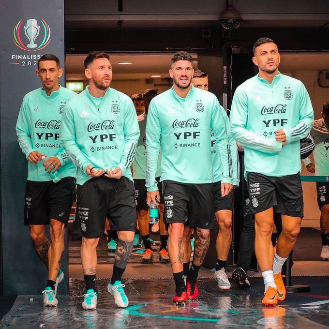 JUST IN: 🇦🇷 Argentina's national soccer team is wearing shirts sponsored by Binance @WatcherGuru