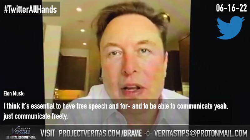 JUST IN: Elon Musk during his first Twitter all-hands meeting says 