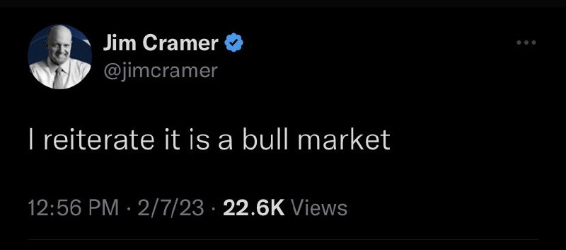 JUST IN: Jim Cramer says 