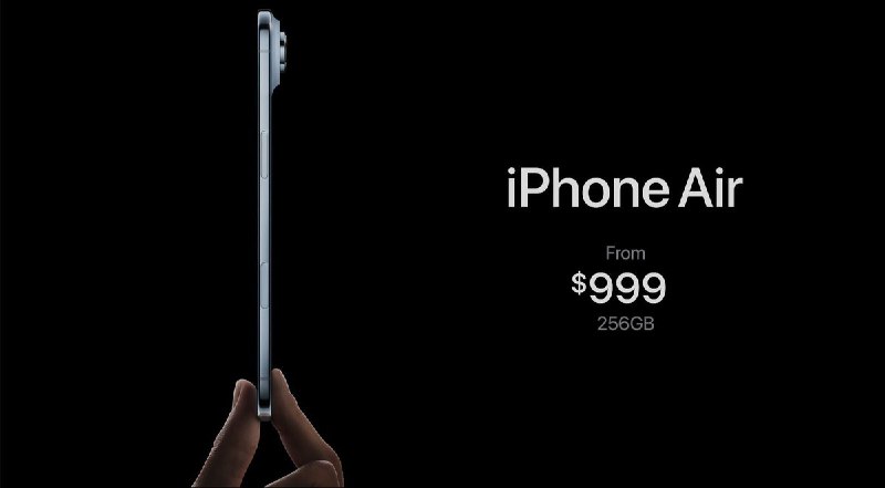 JUST IN: New Apple $AAPL iPhone prices iPhone 17: $799iPhone 17 Air: $999iPhone 17 Pro: $1,099iPhone 17 Pro Max $1,199@WatcherGuruJUST IN: New Apple $AAPL iPhone prices iPhone 17: $799iPhone 17 Air: $999iPhone 17 Pro: $1,099iPhone 17 Pro Max $1,199@WatcherGuru