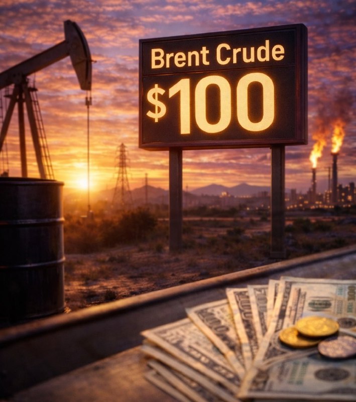 BREAKING: Brent Crude oil rises to $100 for the first time since November 2022.@WatcherGuruBREAKING: Brent Crude oil rises to $100 for the first time since November 2022.@WatcherGuru