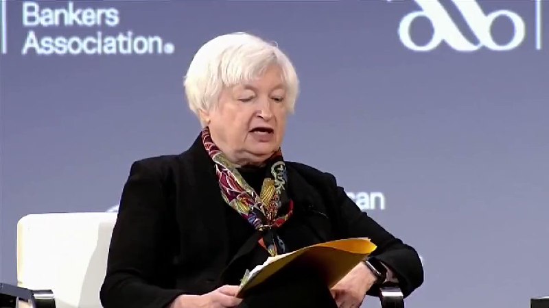 JUST IN: 🇺🇸 US Treasury Secretary Janet Yellen says the economy is 