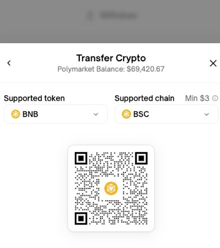 JUST IN: Polymarket officially adds BNB deposits & withdrawals to the platform.@WatcherGuruJUST IN: Polymarket officially adds BNB deposits & withdrawals to the platform.@WatcherGuru