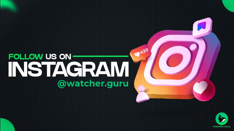 Follow @watcher.guru on Instagram
