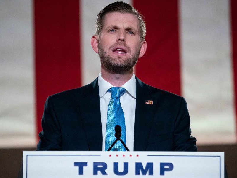 JUST IN: Eric Trump says 