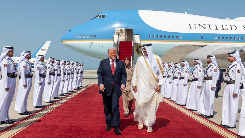 JUST IN: 🇺🇸🇶🇦 President Trump secures $1.2 trillion economic commitment with Qatar.📰 Full Story@WatcherGuru