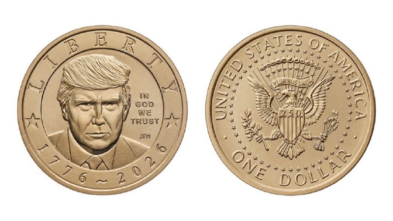 JUST IN: 🇺🇸 US Mint says the new 2026 President Trump $1 Coin is now in circulation.@WatcherGuru