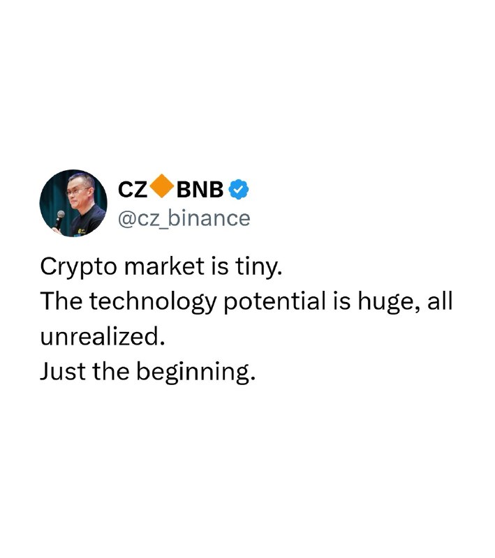 JUST IN: Binance Founder CZ says the 
