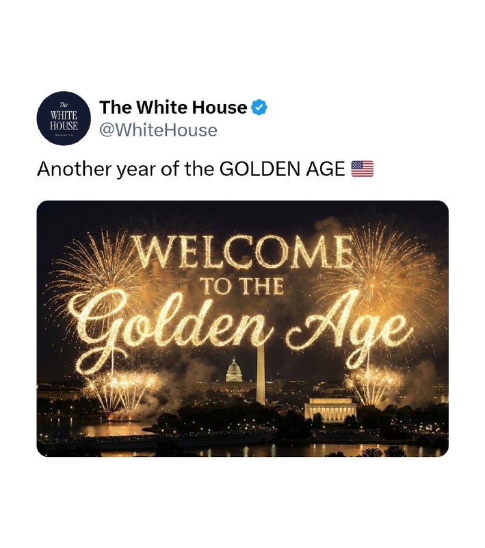 JUST IN: 🇺🇸 White House says 