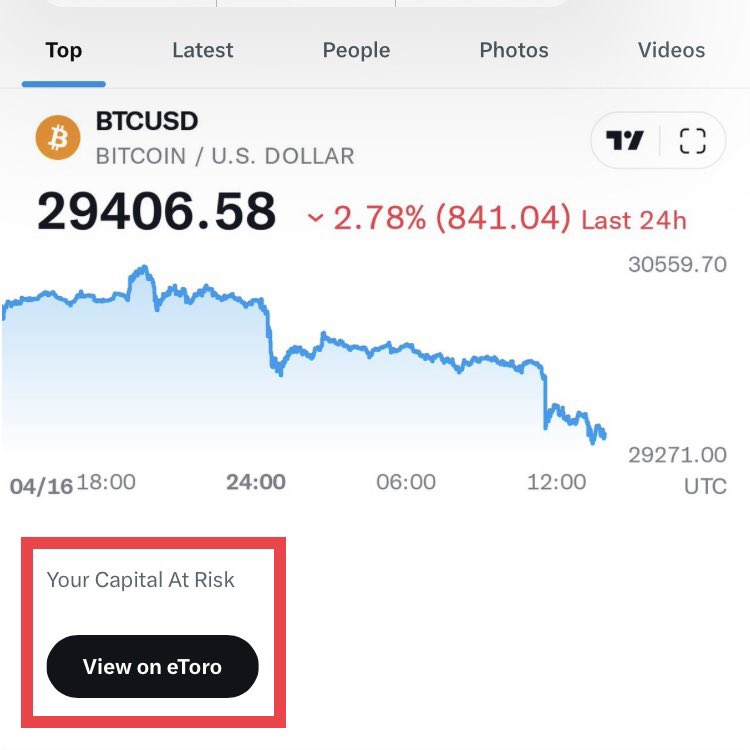 JUST IN: Twitter enables crypto and stock trading in partnership with eToro.📰 Full Story @WatcherGuru