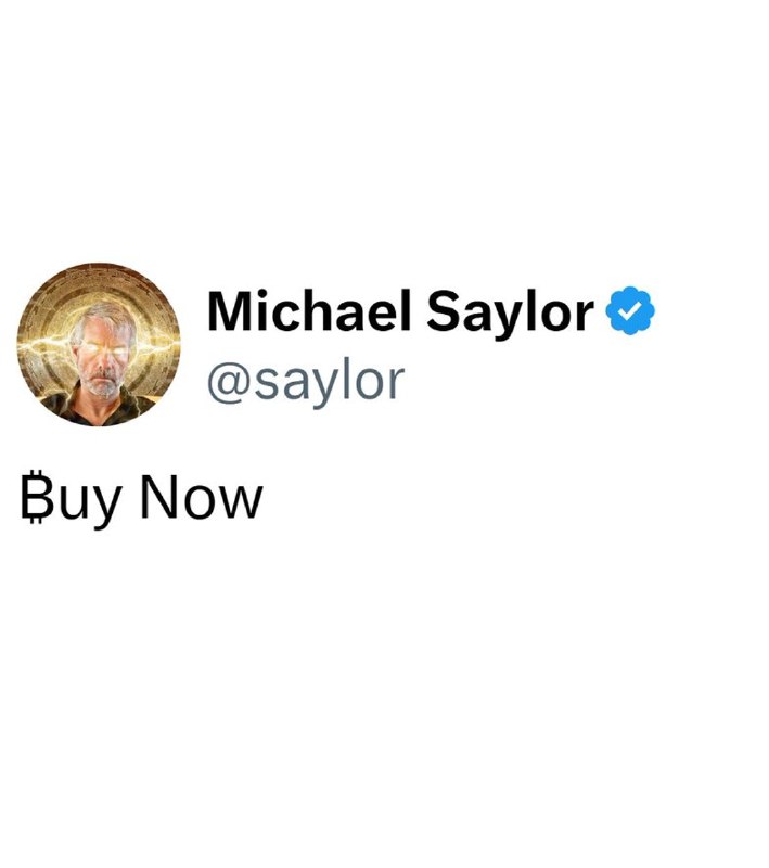 JUST IN: Michael Saylor says to buy Bitcoin 'now.'@WatcherGuruJUST IN: Michael Saylor says to buy Bitcoin 'now.'@WatcherGuru