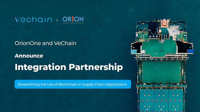 JUST IN: VeChain has announced an integration partnership with US-based logistics software company OrionOne Inc. @WatcherGuru