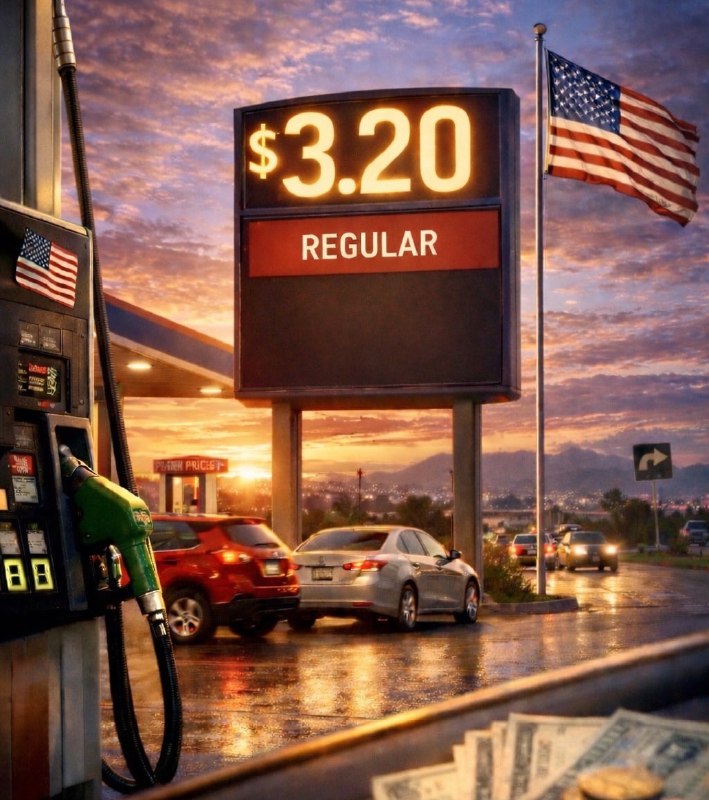 JUST IN: 🇺🇸 Average US gas prices rise to $3.20 for the first time since September 2025.@WatcherGuruJUST IN: 🇺🇸 Average US gas prices rise to $3.20 for the first time since September 2025.@WatcherGuru