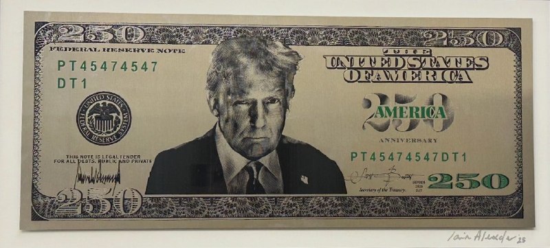 JUST IN: 🇺🇸 Trump administration moves to put President Trump on a new $250 bill, WaPo reports.@WatcherGuru