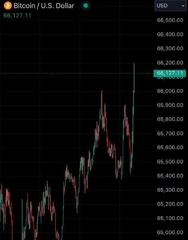 JUST IN: $66,000 Bitcoin@WatcherGuru