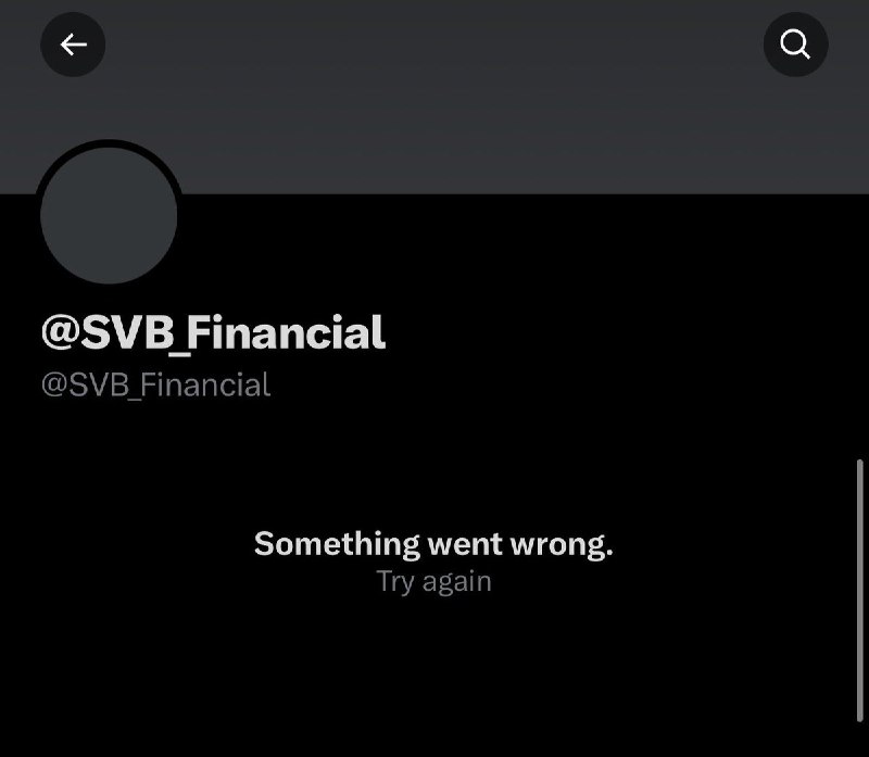 JUST IN: Silicon Valley Bank $SIVB deactivated its Twitter account.📰 Full Story @WatcherGuru