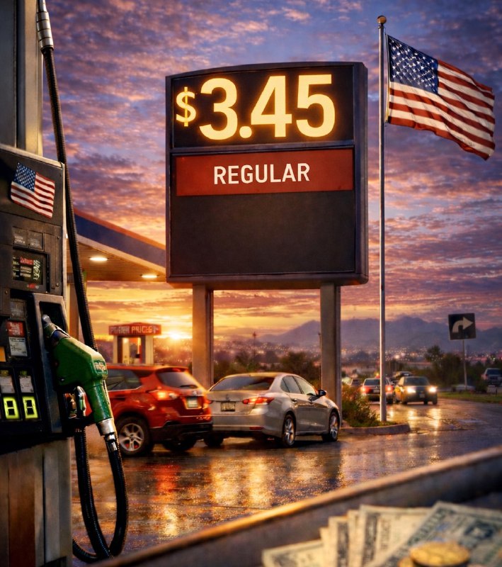 JUST IN: 🇺🇸 Average US gas prices rise to $3.45 for the first time since September 2024.@WatcherGuruJUST IN: 🇺🇸 Average US gas prices rise to $3.45 for the first time since September 2024.@WatcherGuru